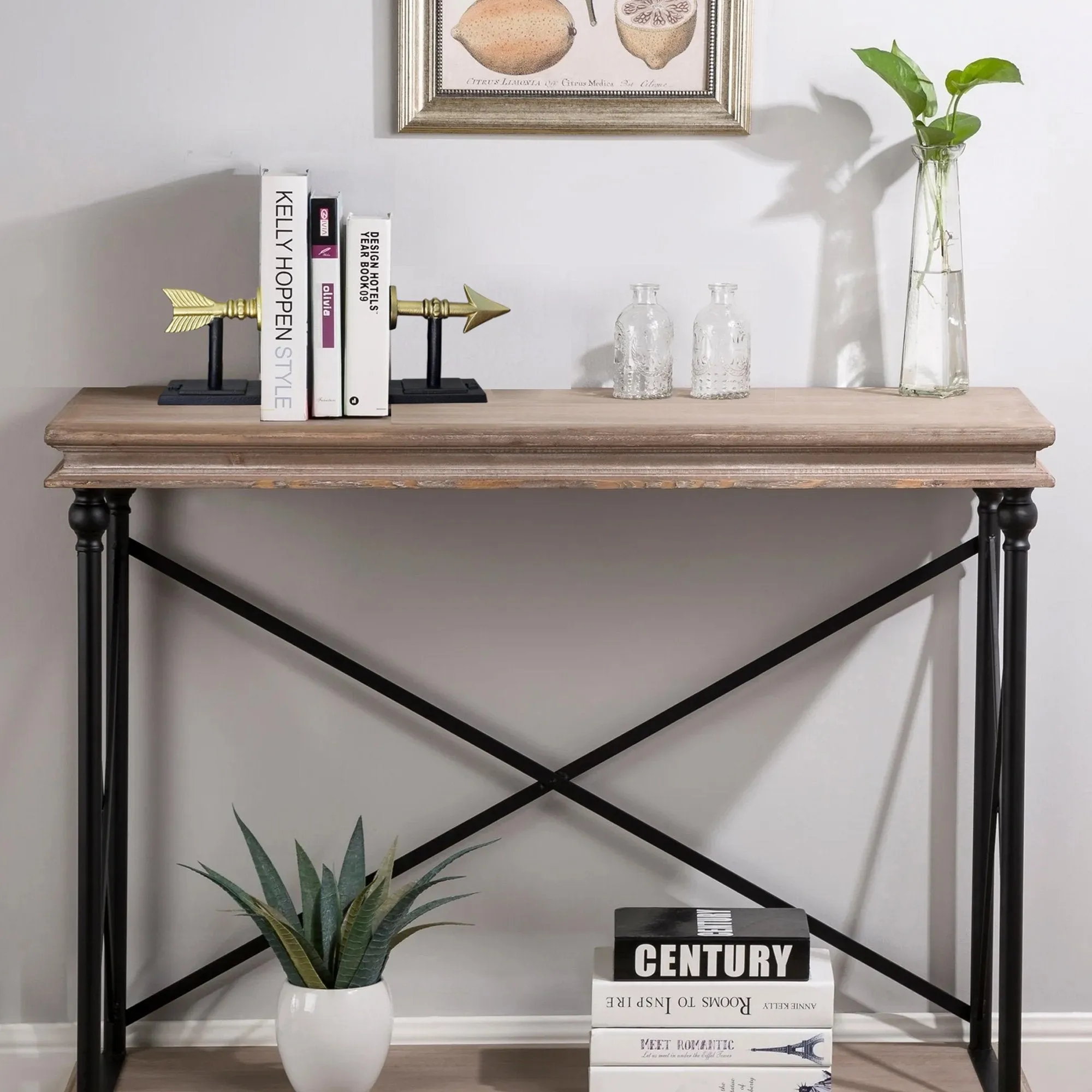 Cast Iron Arrow Bookends, 7"