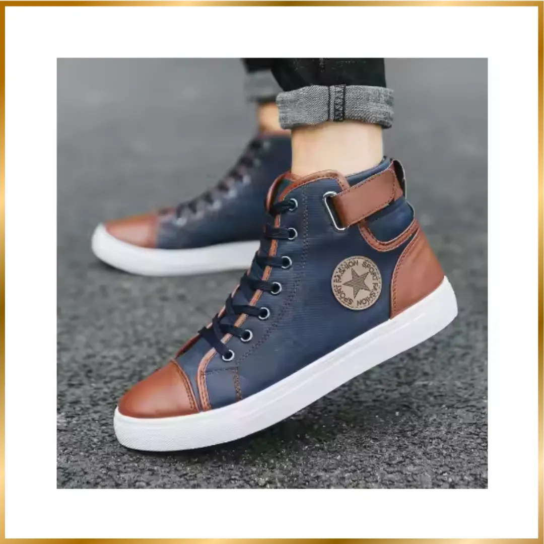 Casual Leather Ankle Boots