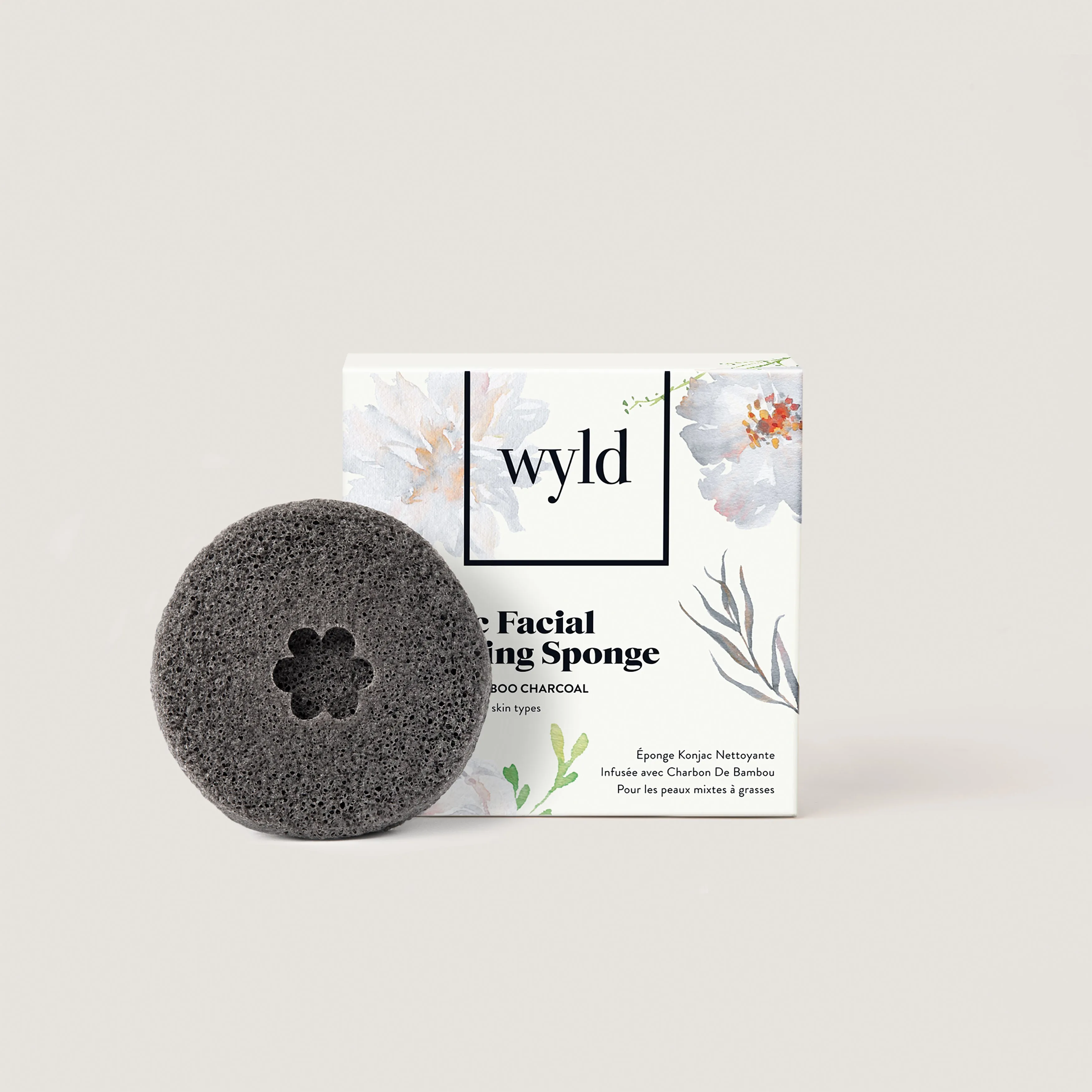 CHARCOAL KONJAC SPONGE (1 Master Case of 12 Units)