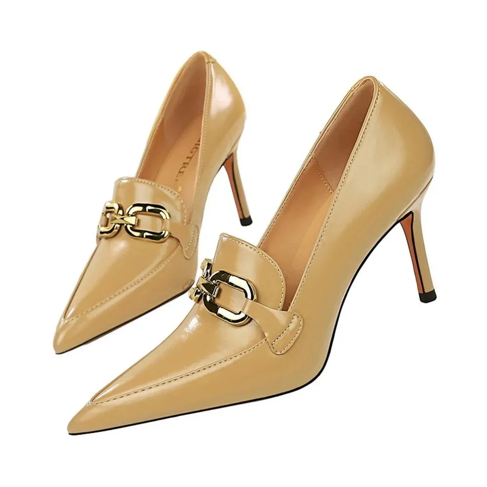 Classic Event Party Fashion Women Heels Shoes 8cm