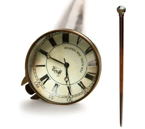 Commander's Time Piece Walking Stick