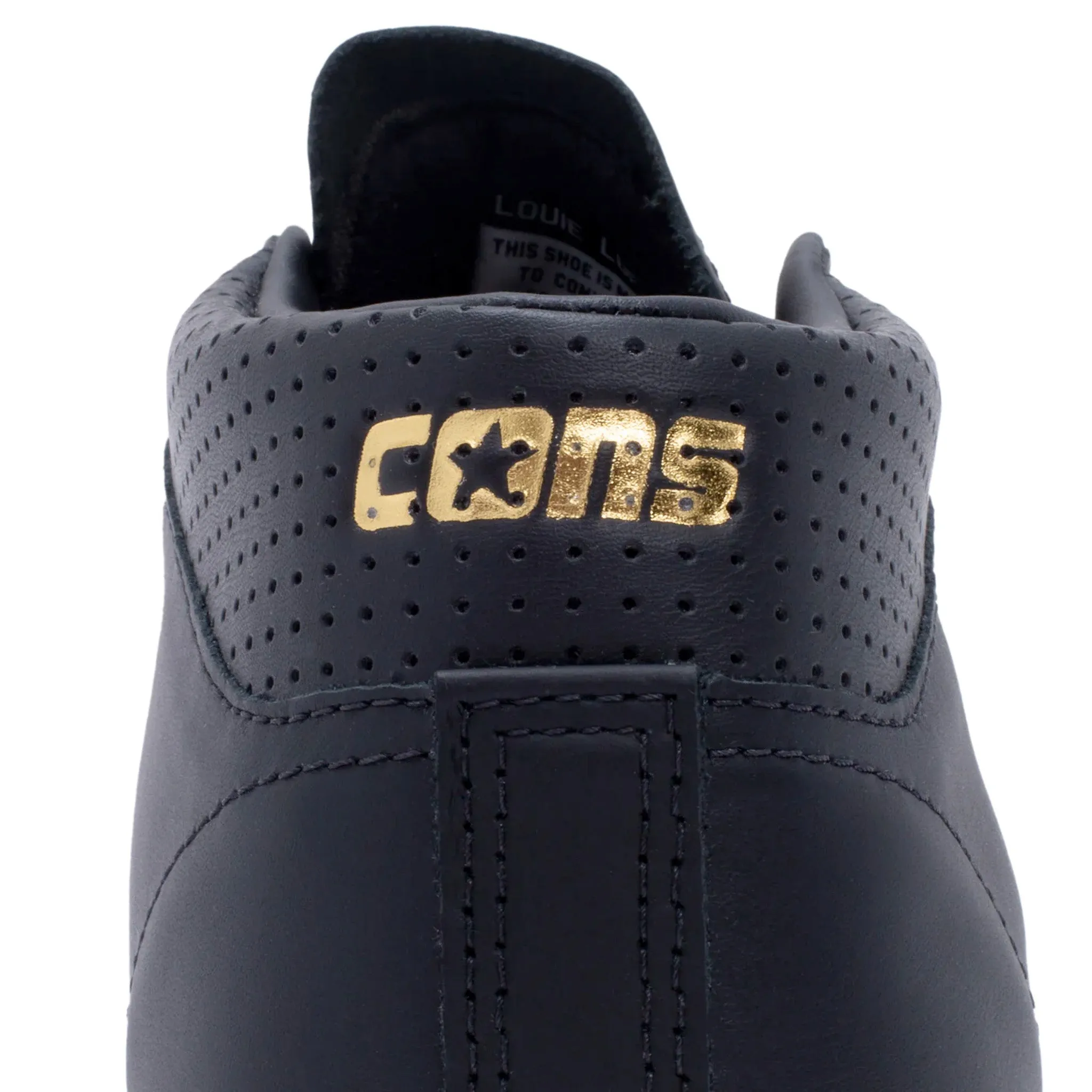 Converse Cons Louie Lopez Pro Mid Leather Black/Black Sale