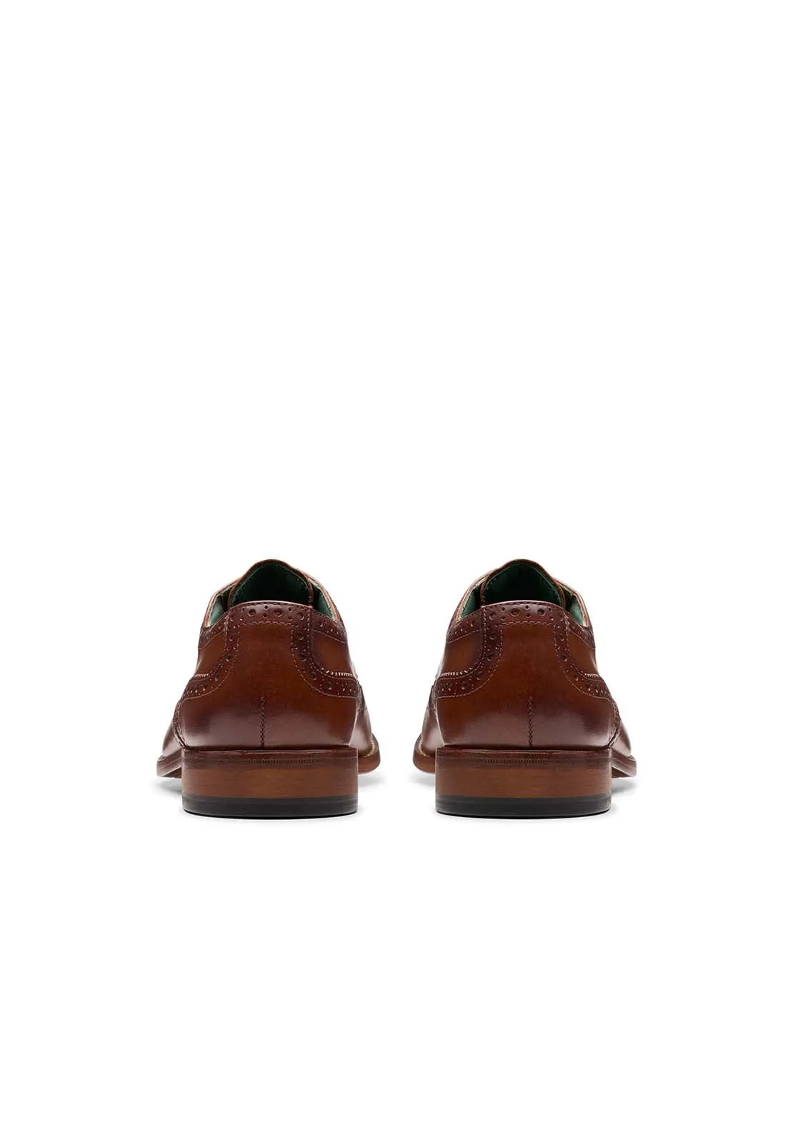 Craftjames Tip Formal Shoe - Mid Tan Leather