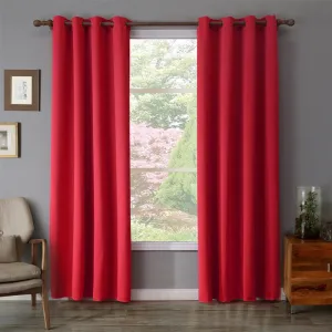 Curtain Bedroom Shade Cloth Single Penal with Metal Grommet Top