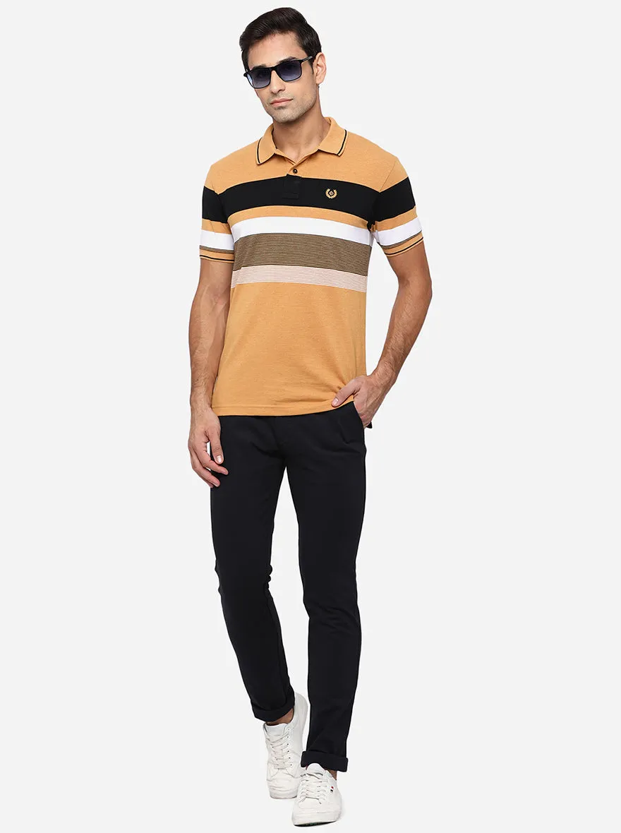 Dark Blue Solid Slim Fit Club Wear Trouser | JB Studio