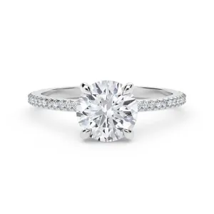 De Beers Forevermark Delicate Icon Engagement Ring in Platinum