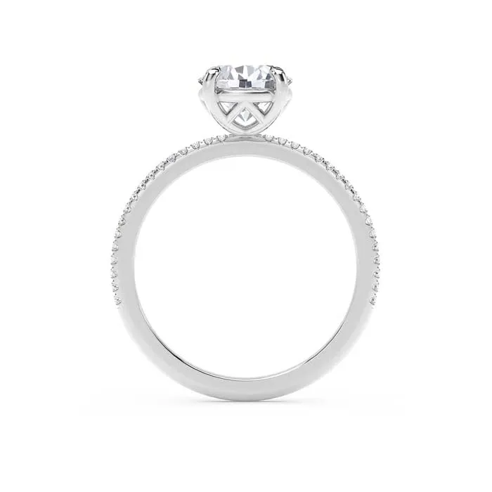 De Beers Forevermark Delicate Icon Engagement Ring in Platinum