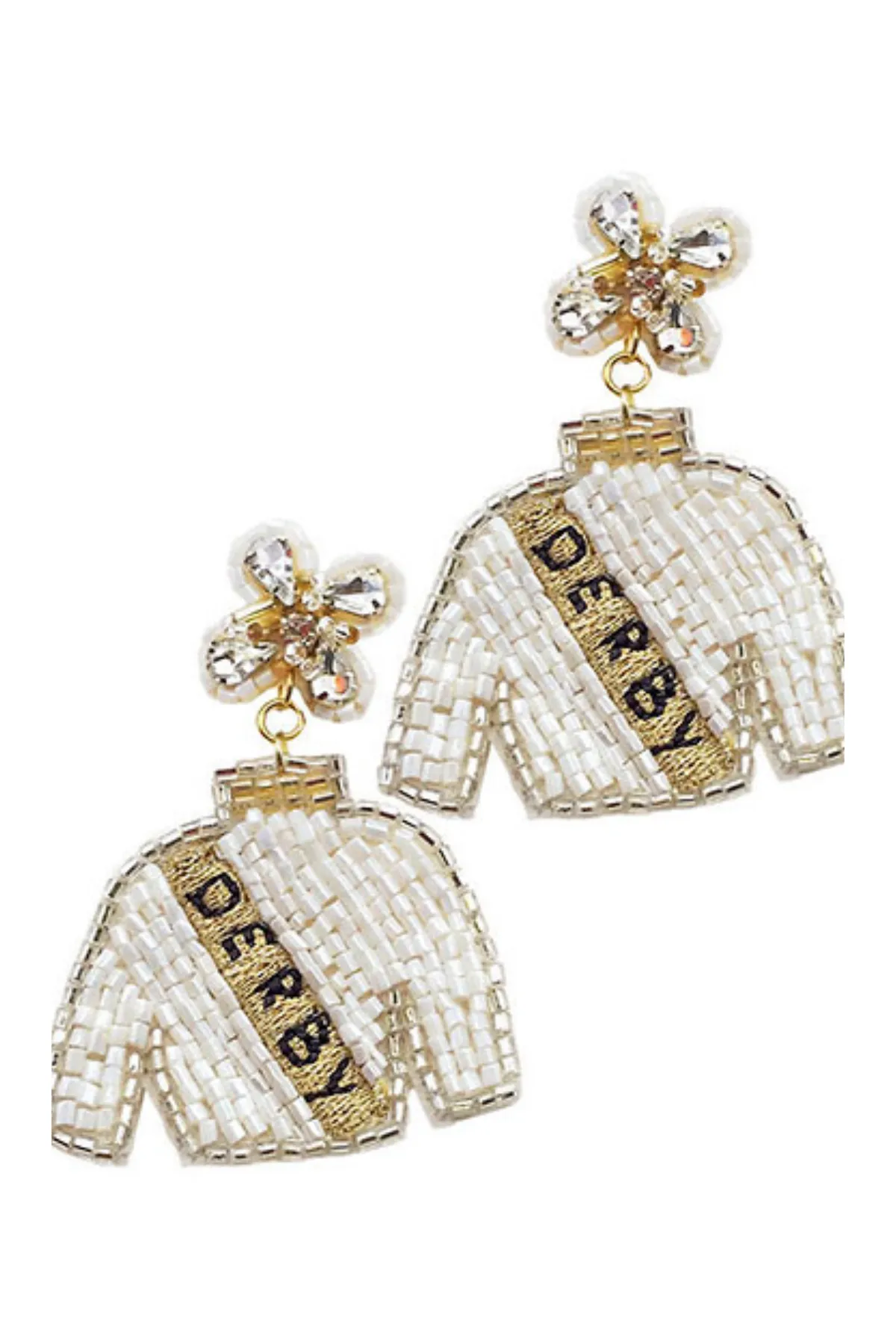 Derby Jockey Uniform Earrings