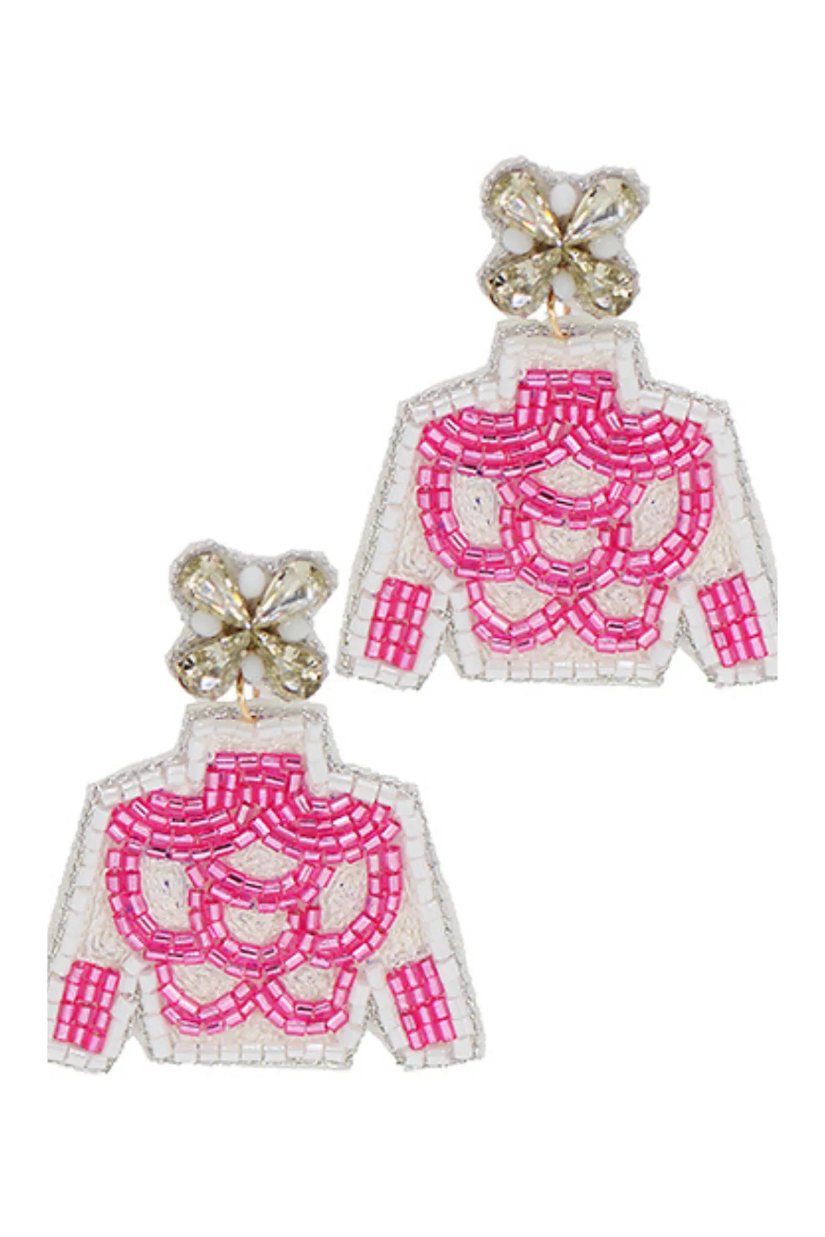 Derby Jockey Uniform Earrings