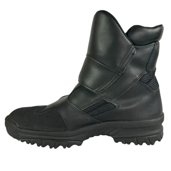 Diadora Veratex Men Size 10 Motorcycle Riding Black Leather Biker Cruising Boots