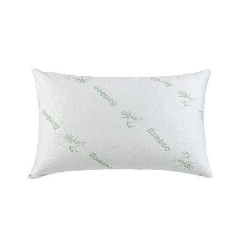 Dreamaker Bamboo Knitted Waterproof Pillow Protector Twin Pack