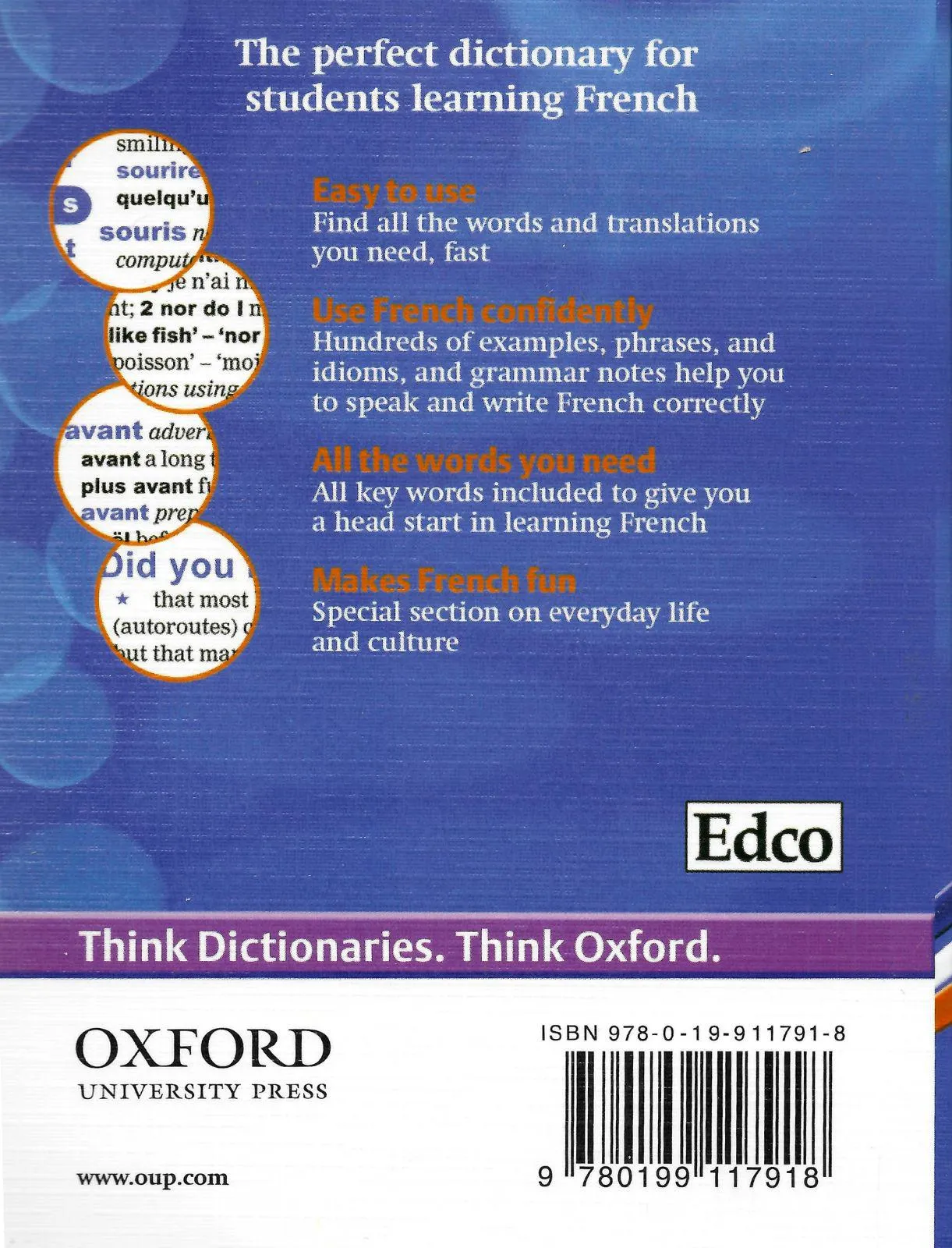 Edco - Oxford School French Dictionary