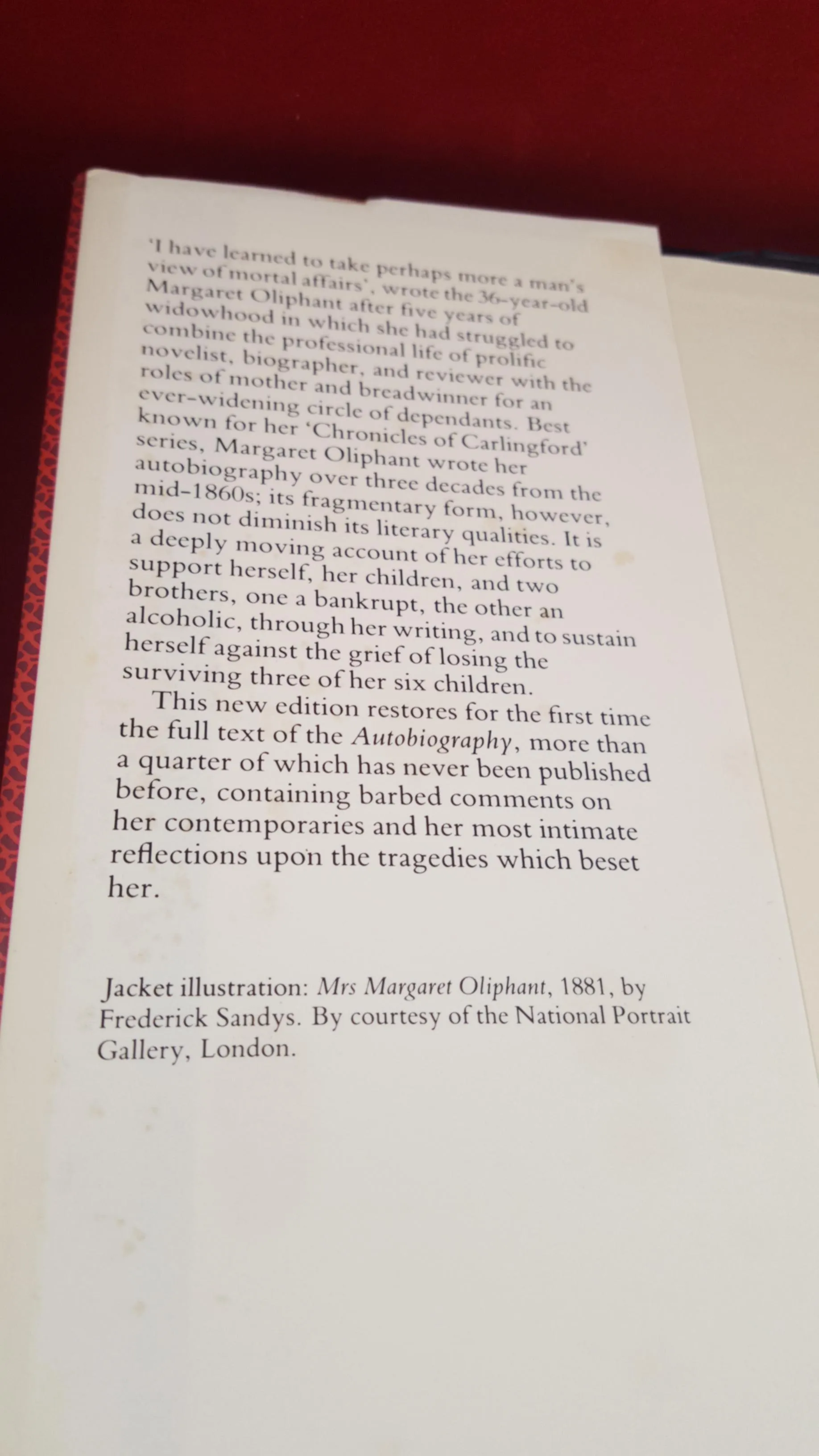 Elisabeth Jay - The Autobiography of Margaret Oliphant, Oxford University Press, 1990