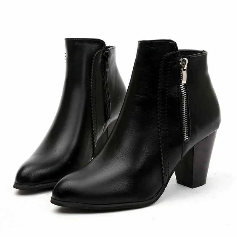Elsa | Vintage Leather Ankle Boots