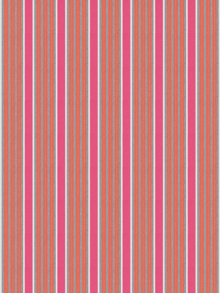 Espadrille stripe - Fuchsia