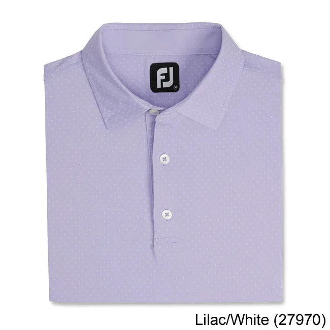 FootJoy Stretch Lisle Dot Print Self Collar