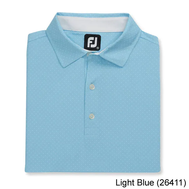 FootJoy Stretch Lisle Dot Print Self Collar