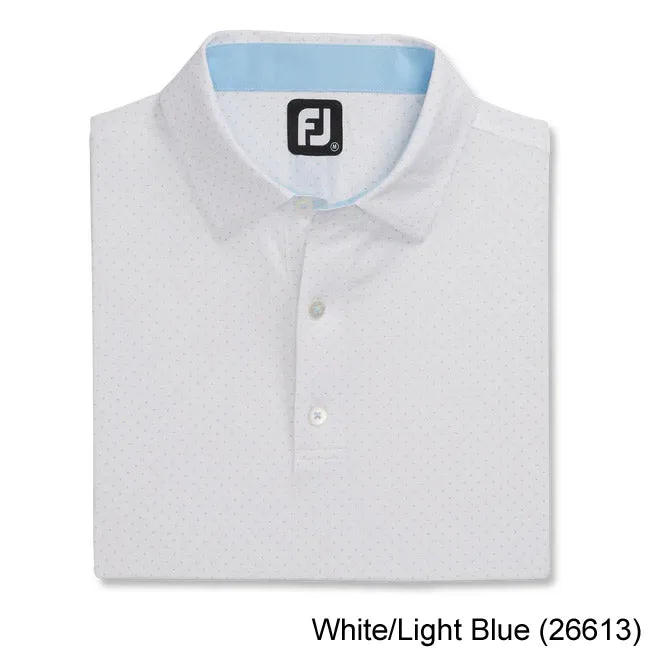FootJoy Stretch Lisle Dot Print Self Collar
