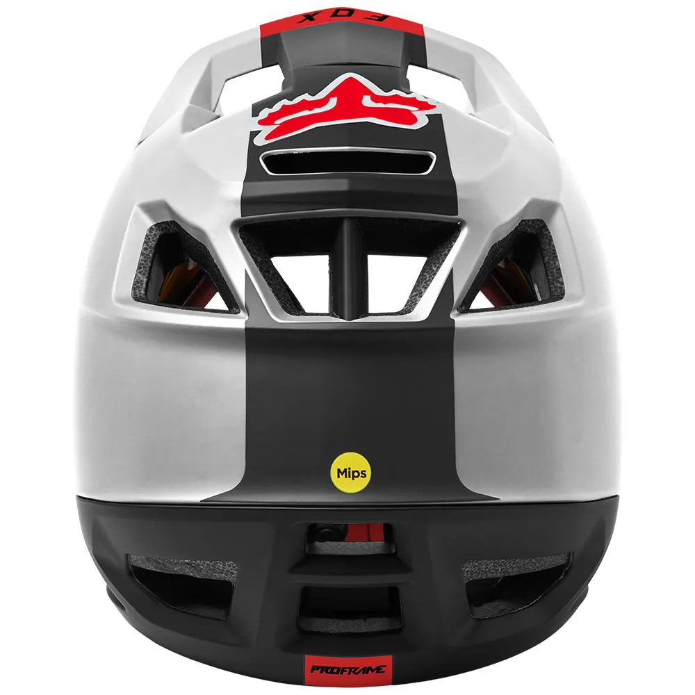 FOX PROFRAME HELMET BLOCKED MIPS CE [BLACK/WHITE]