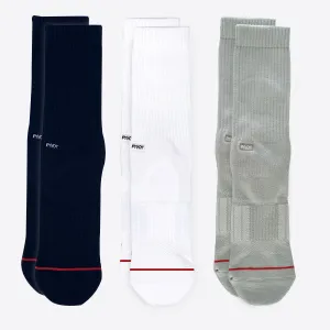 Gogh 3 Pair Crew Sock Bundle Mixed