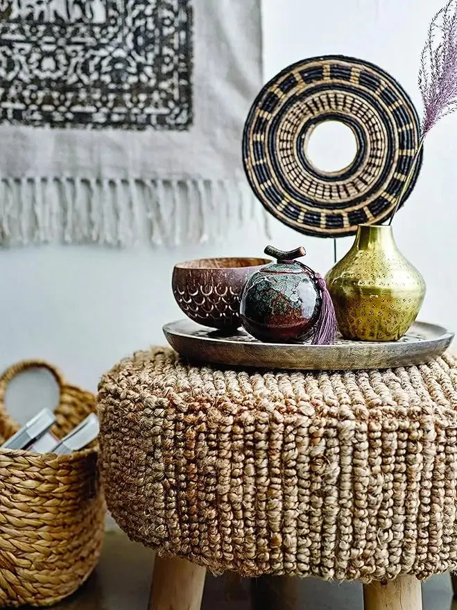 HAMMERED METAL FINISH VASE