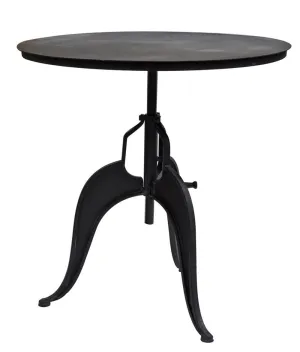HAMPTON ROUND TABLE, GALVANIZED METAL