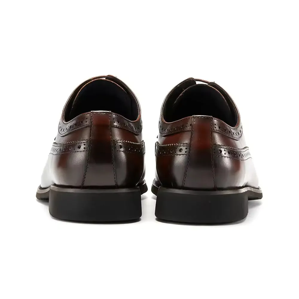 Handmade Full Grain Leather Wingtip Brogue Shoes