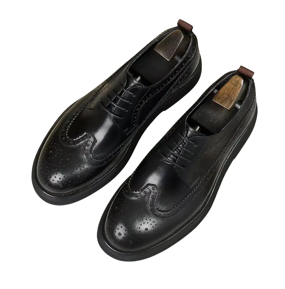 Handmade Leather Classic Brogue Oxfords for Men