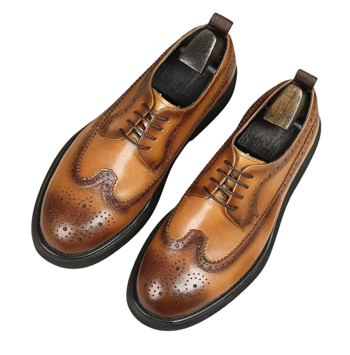 Handmade Leather Classic Brogue Oxfords for Men