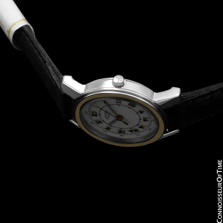 Hermes Carrick Ladies Watch - Stainless Steel & 18K Gold