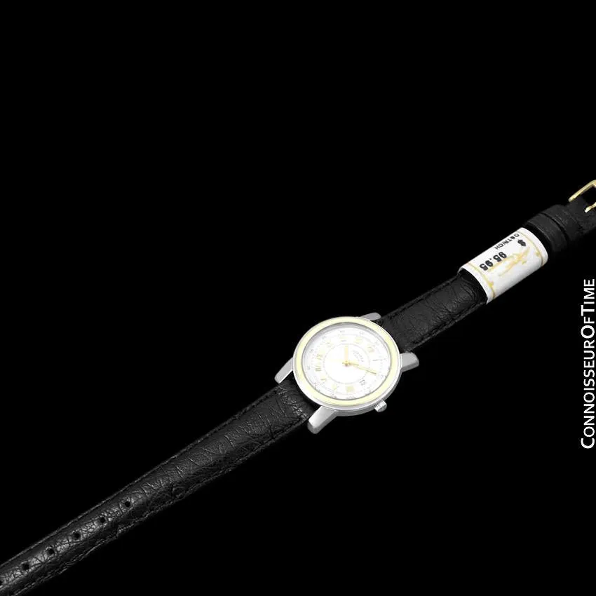 Hermes Carrick Ladies Watch - Stainless Steel & 18K Gold