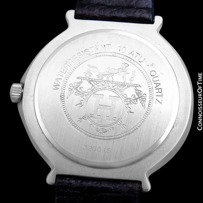 Hermes Mens Full Size Captain Nemo Quartz Divers Watch - Stainless Steel & 18K Gold Plated