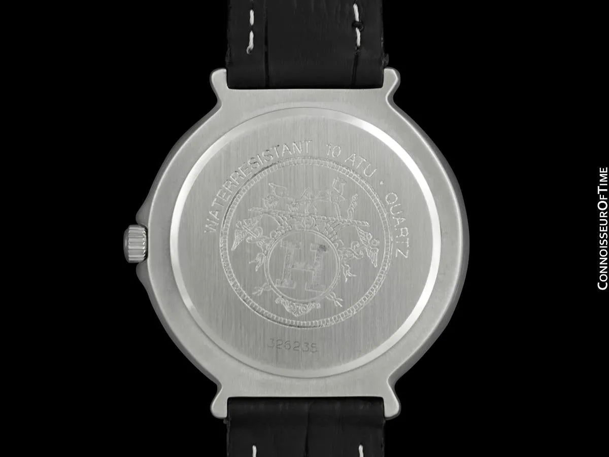 Hermes Mens Full Size Captain Nemo Quartz Divers Watch - Stainless Steel & 18K Gold Plated