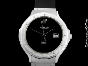 Hublot MDM Mens Unisex Watch with Date - Stainless Steel
