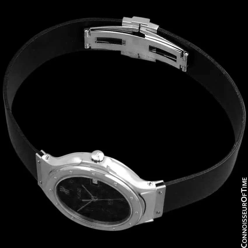Hublot MDM Mens Unisex Watch with Date - Stainless Steel