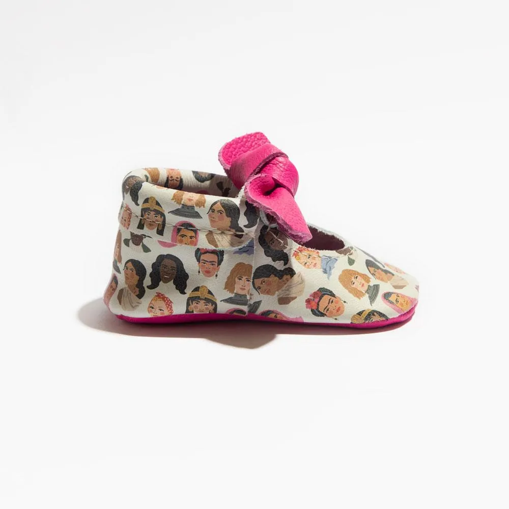 Iconic Women Knotted Bow Baby Shoe