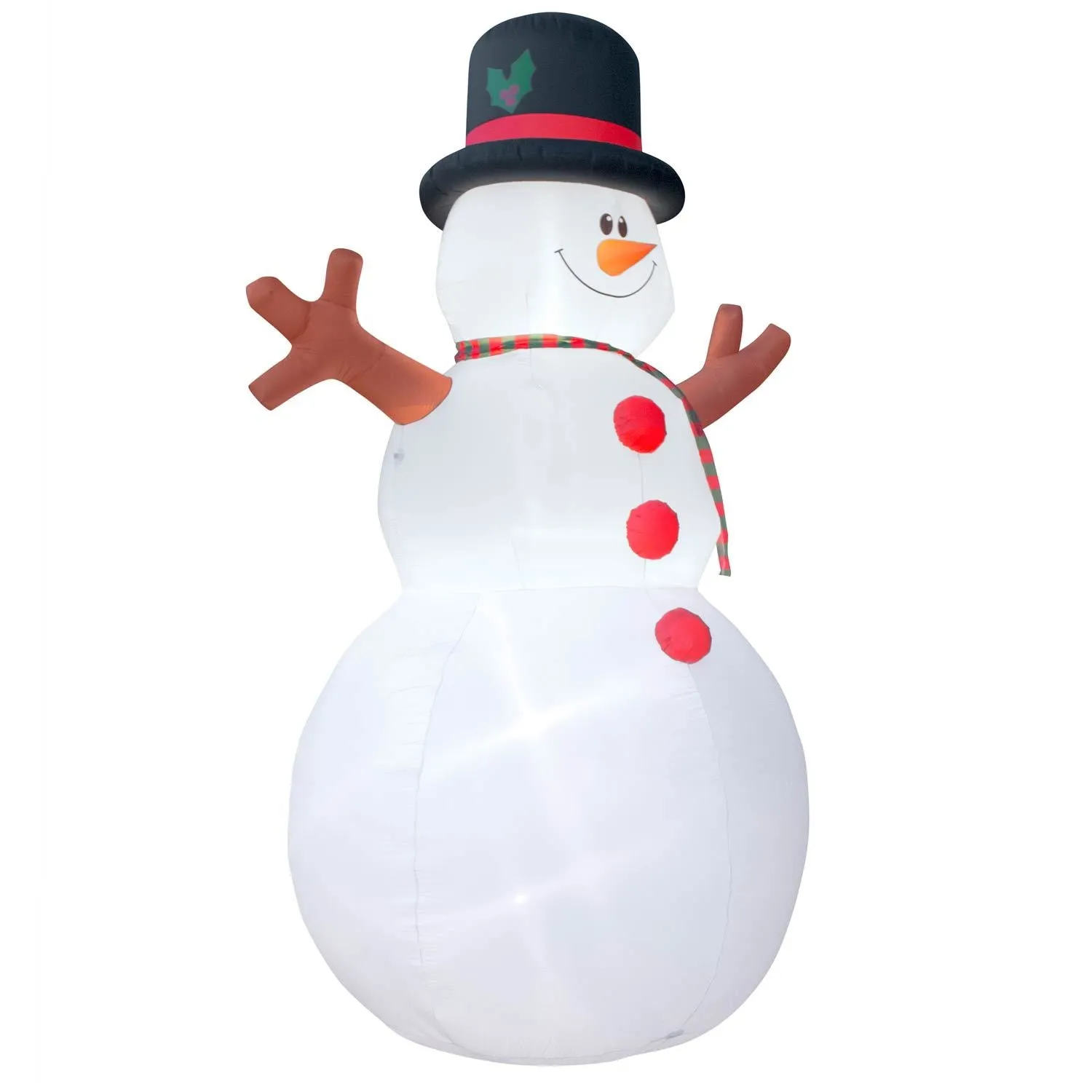 Inflatable Christmas 15 Ft. Giant Snowman Decoration with Built-In Fan and LED Lights