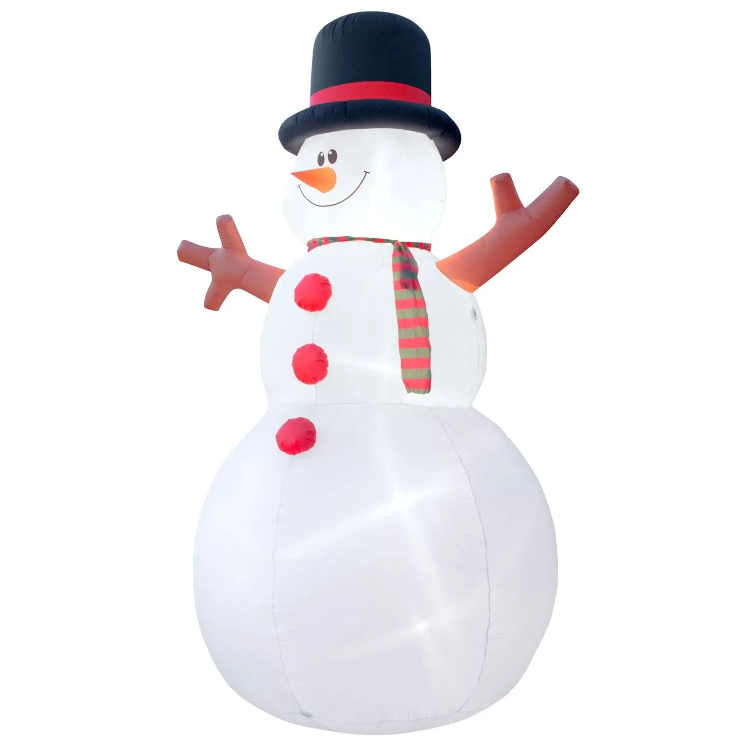 Inflatable Christmas 15 Ft. Giant Snowman Decoration with Built-In Fan and LED Lights