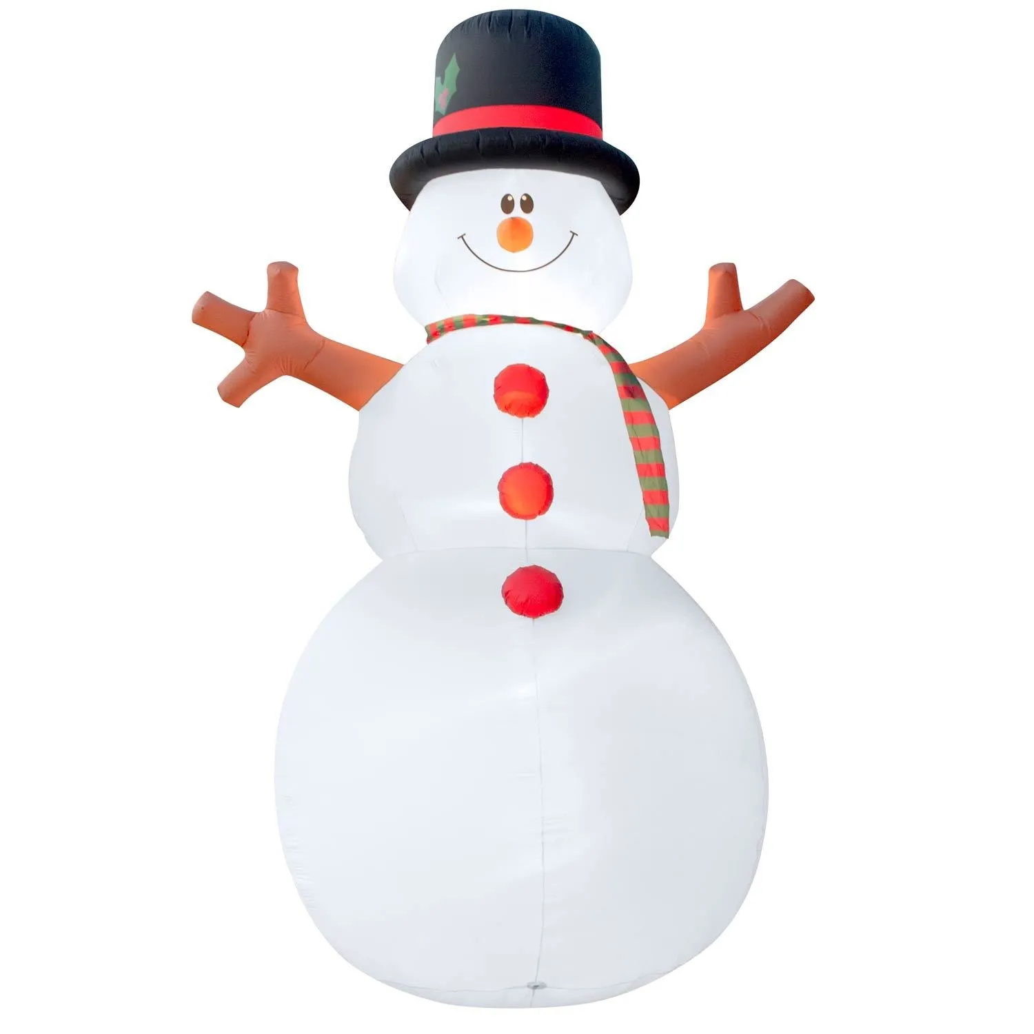 Inflatable Christmas 15 Ft. Giant Snowman Decoration with Built-In Fan and LED Lights