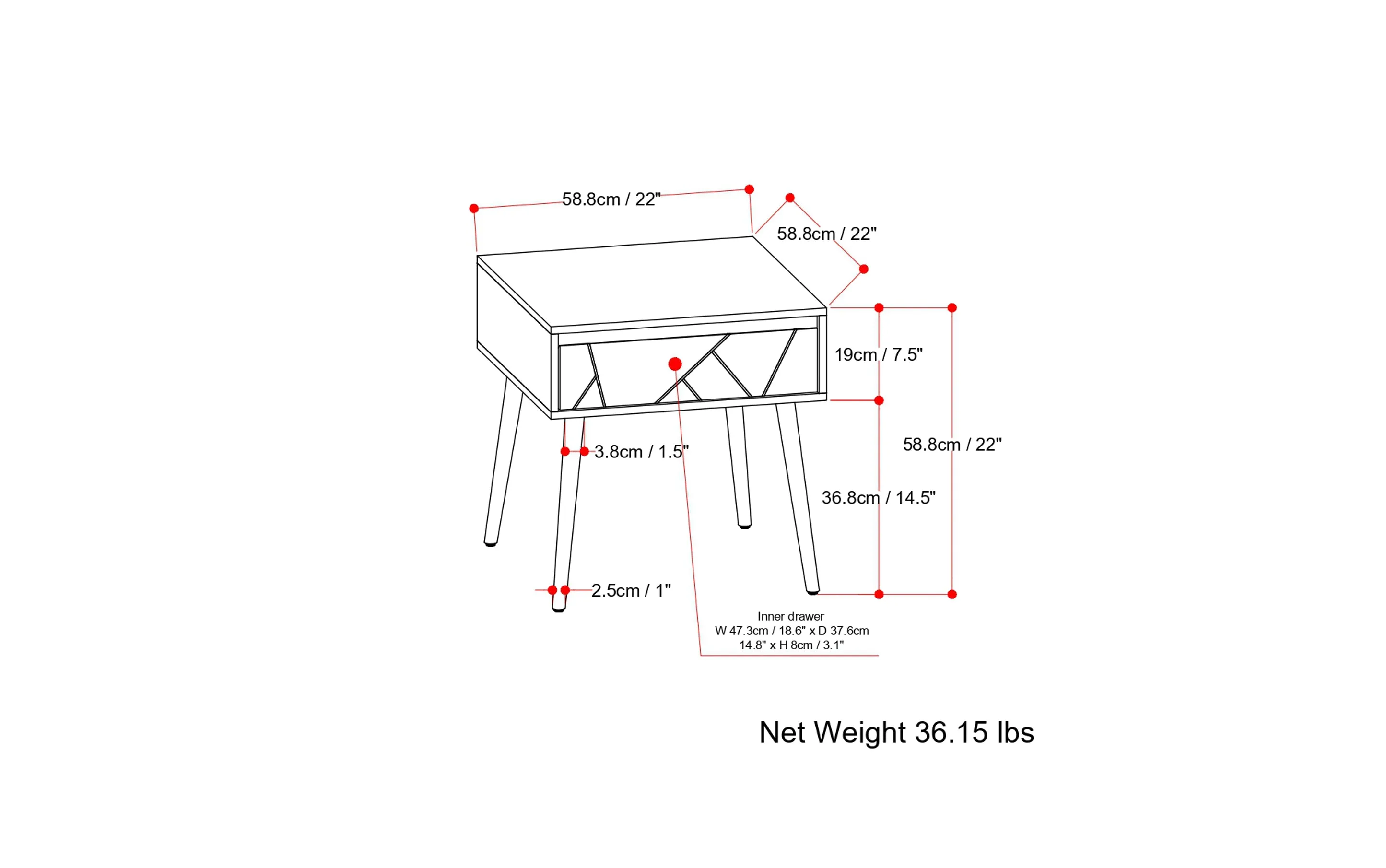 Jager Side Table
