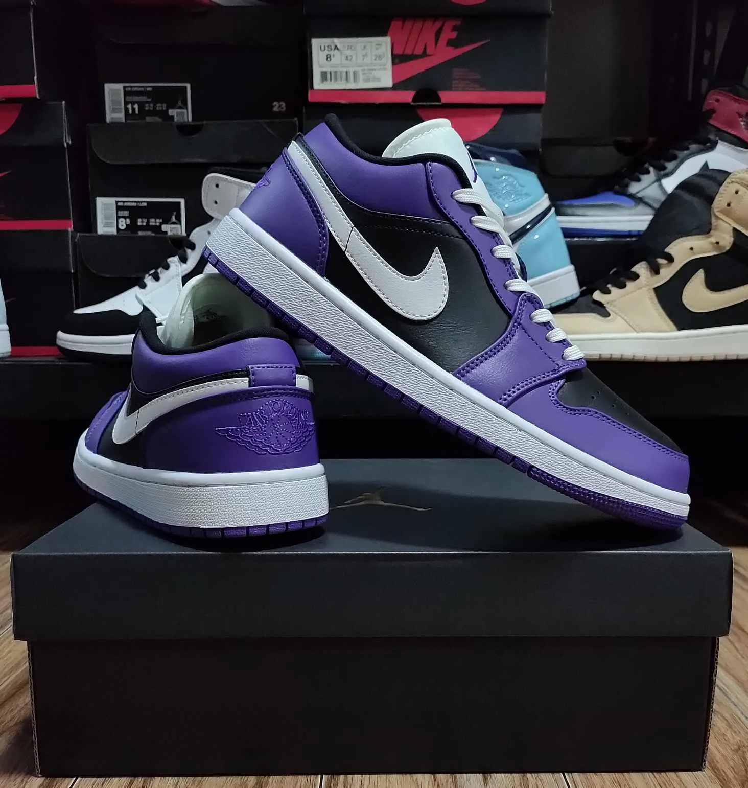 Jordan 1 Low "Court Purple"