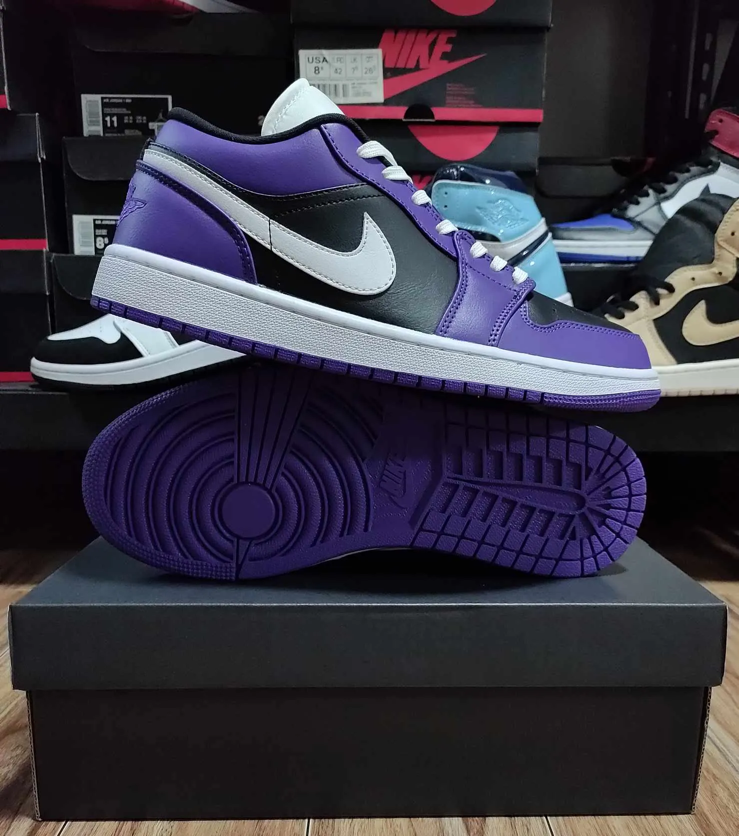 Jordan 1 Low "Court Purple"