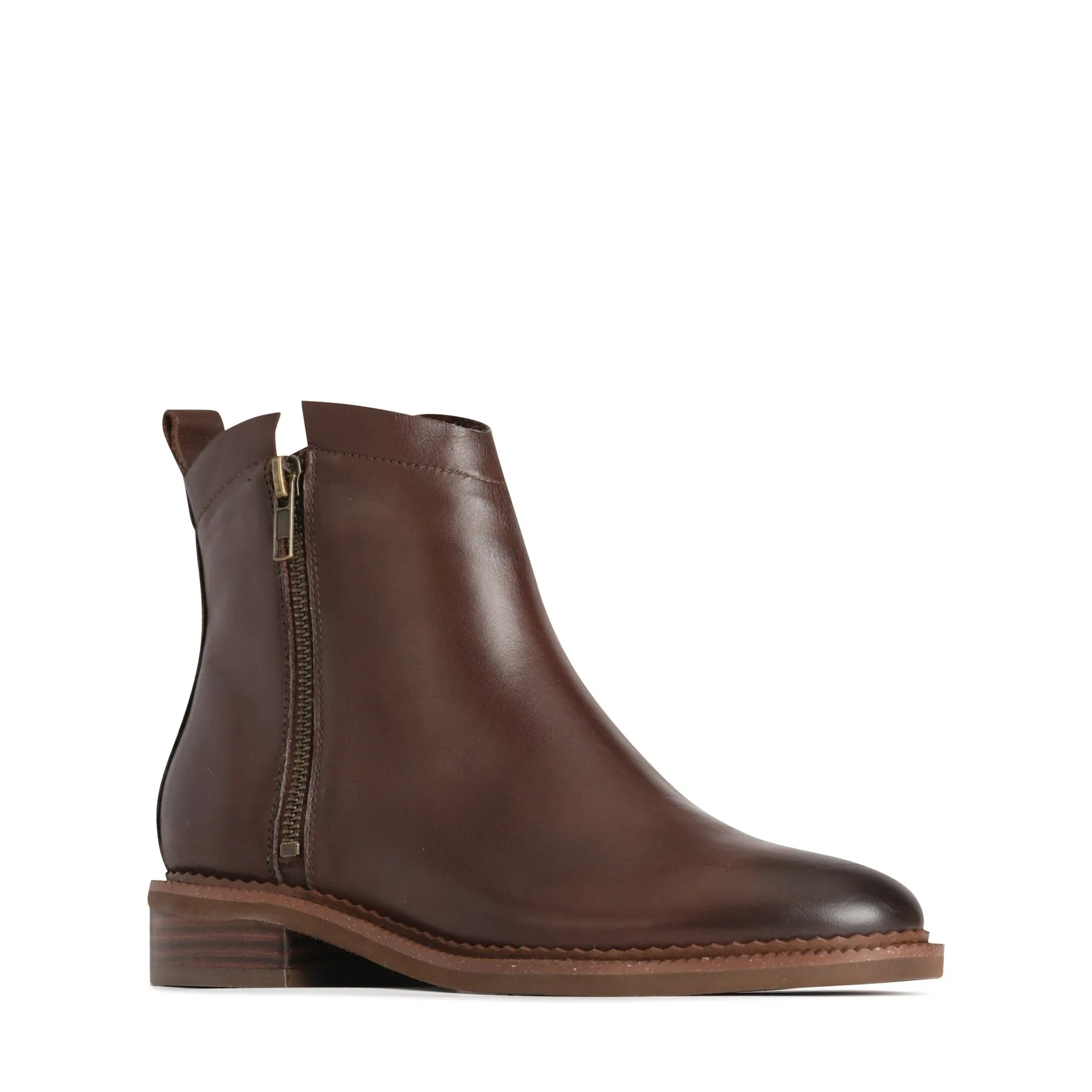 KARLAN LEATHER SUEDE ANKLE BOOTS