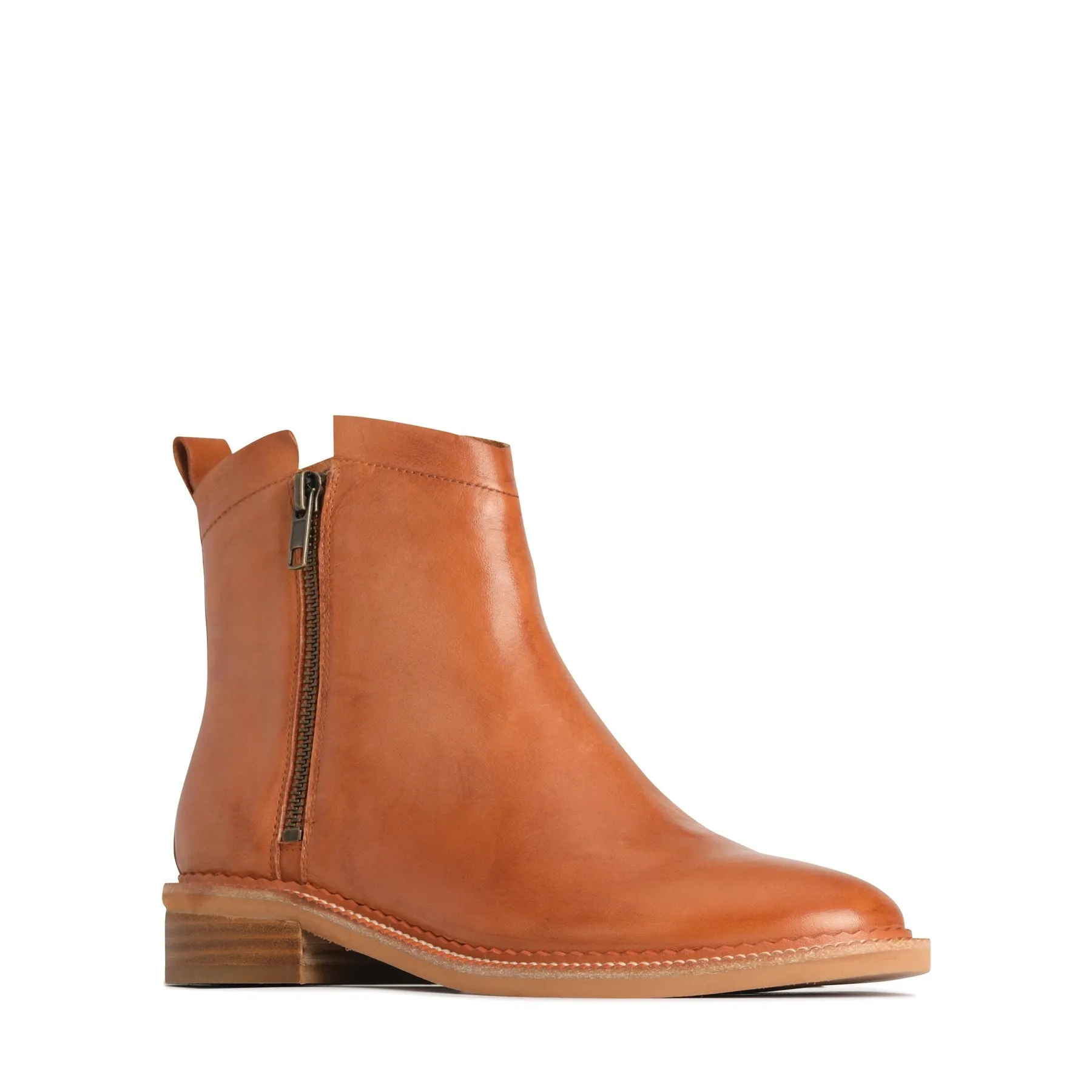 KARLAN LEATHER SUEDE ANKLE BOOTS