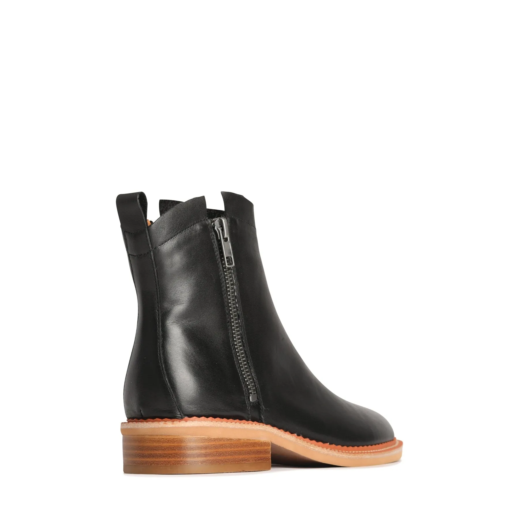 KARLAN LEATHER SUEDE ANKLE BOOTS