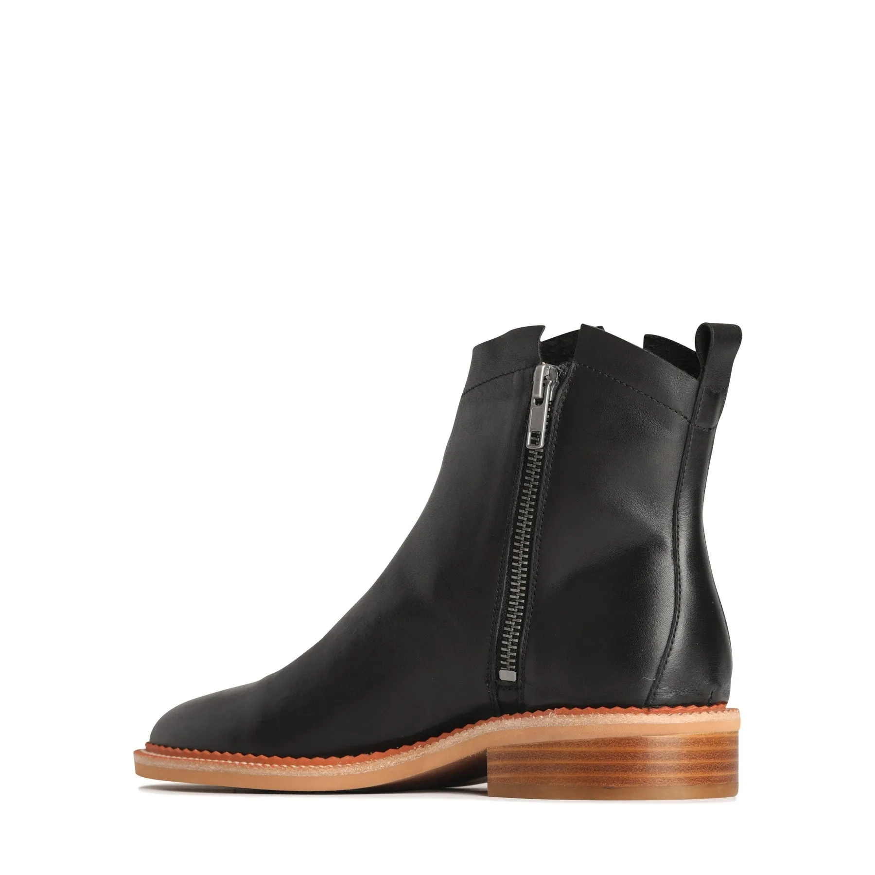 KARLAN LEATHER SUEDE ANKLE BOOTS