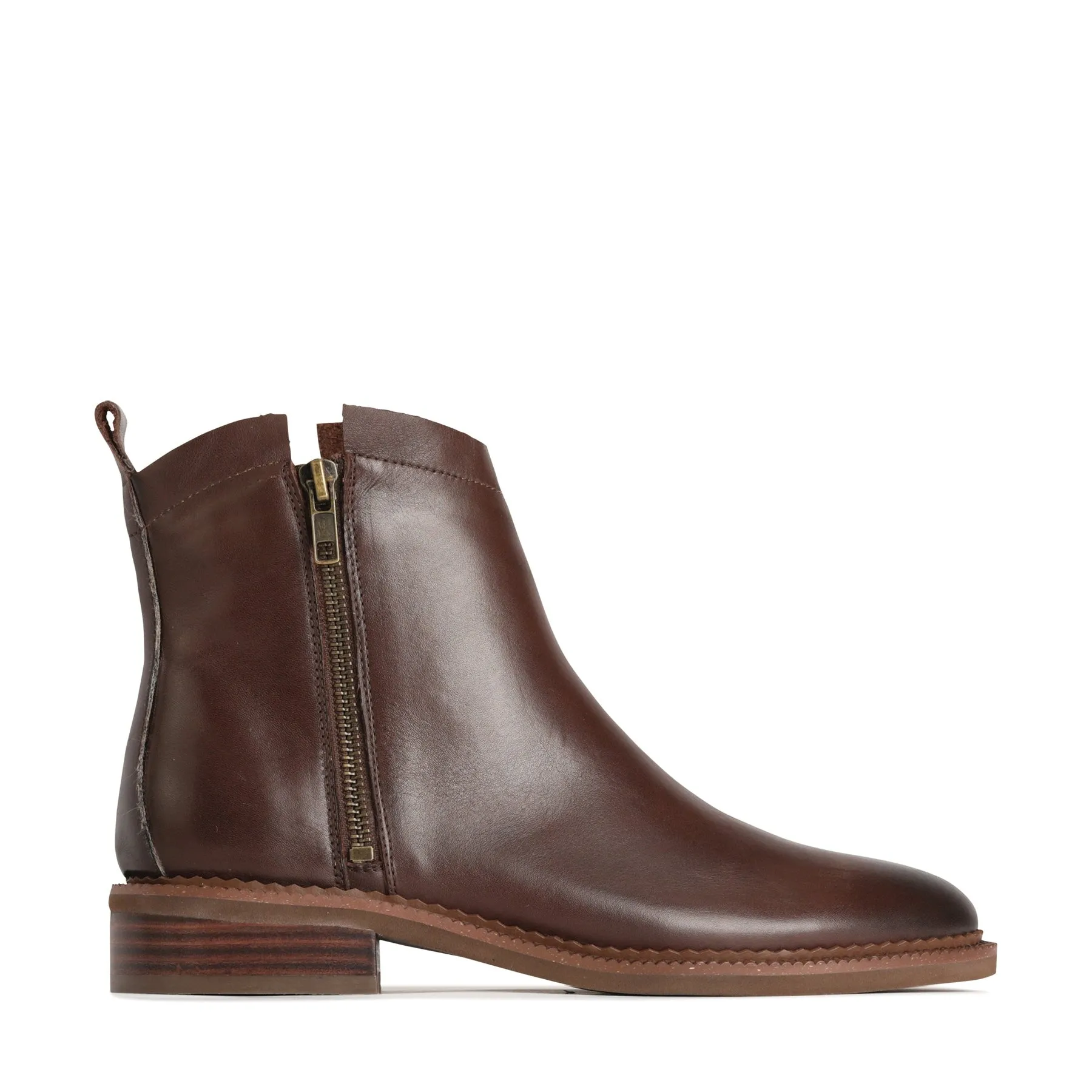 KARLAN LEATHER SUEDE ANKLE BOOTS