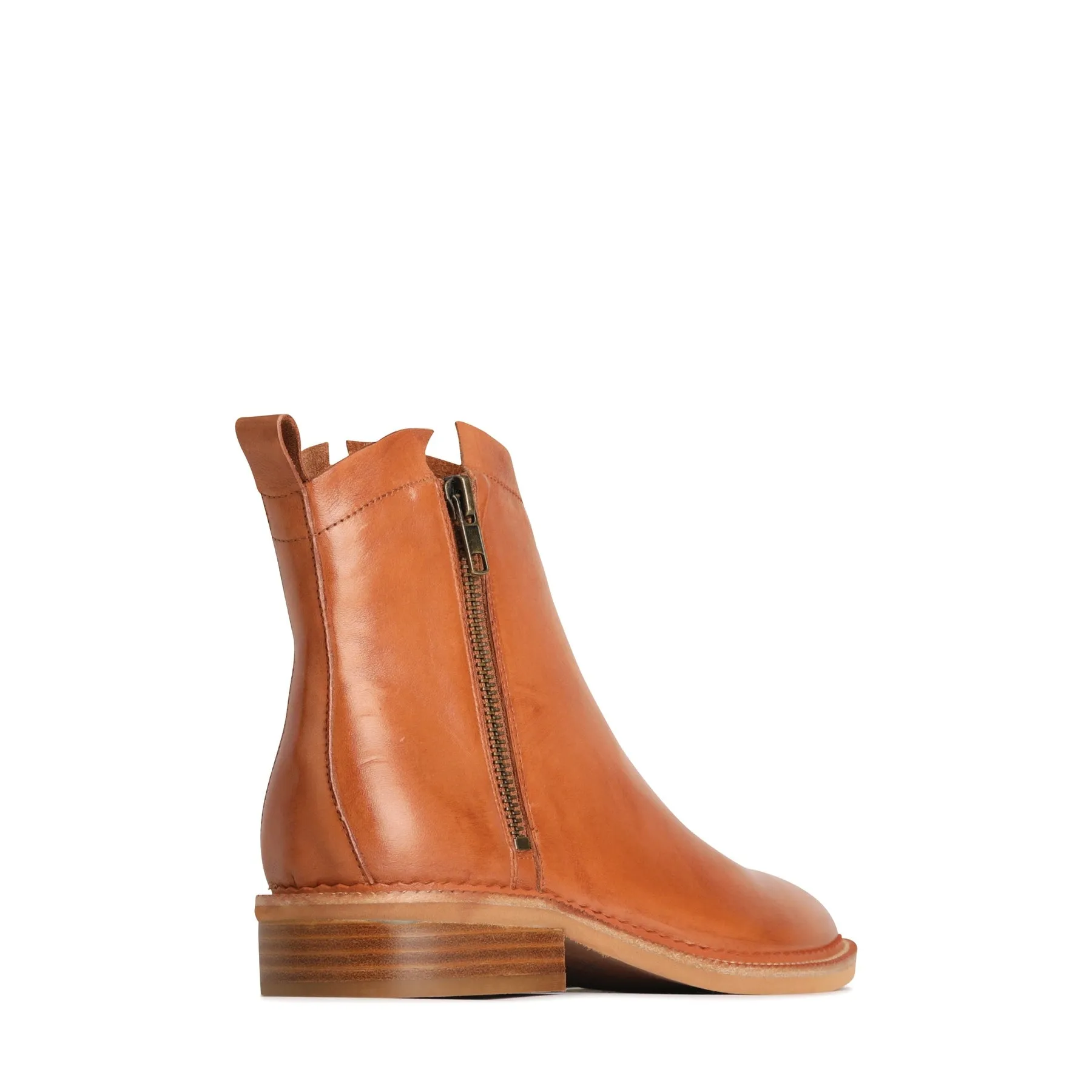 KARLAN LEATHER SUEDE ANKLE BOOTS