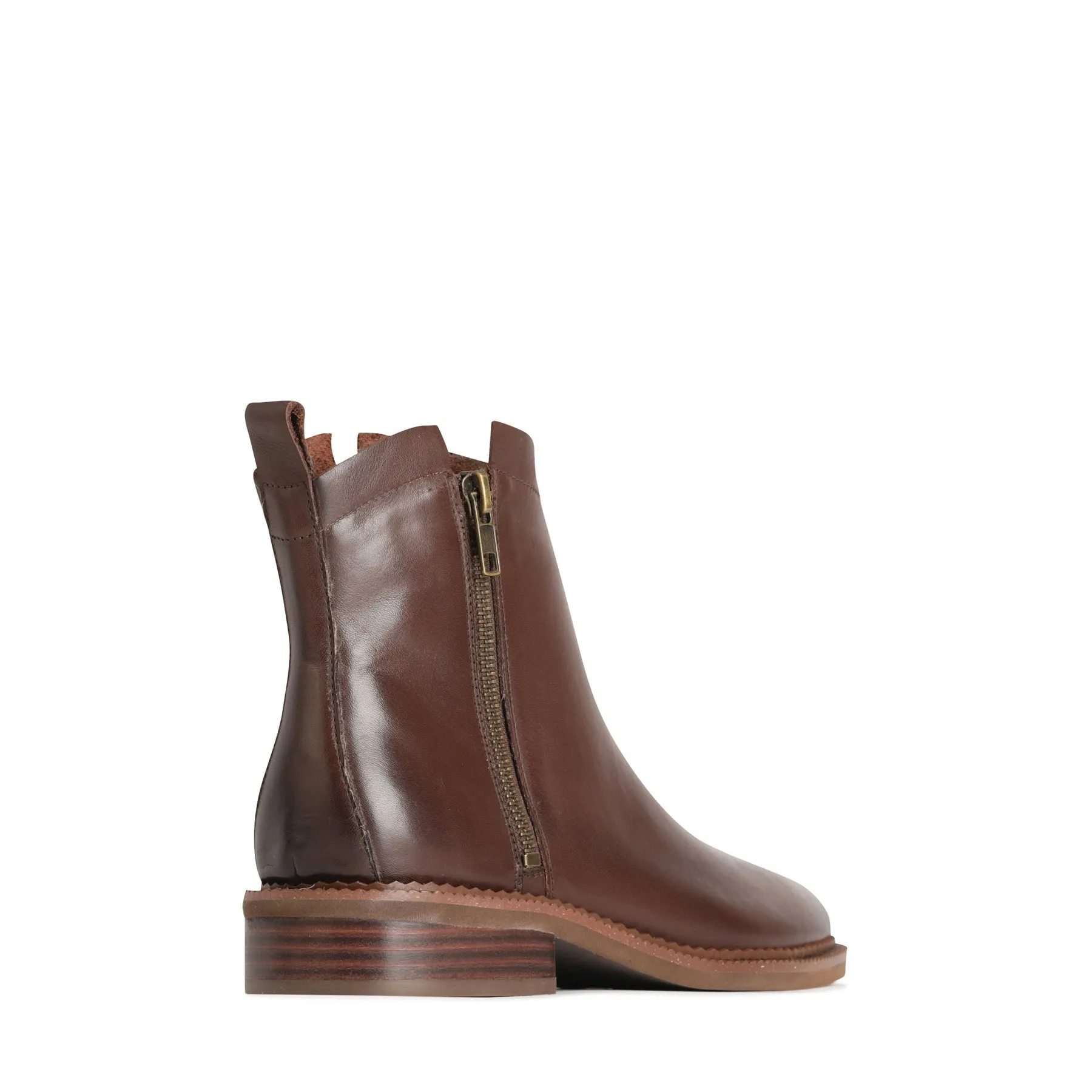 KARLAN LEATHER SUEDE ANKLE BOOTS