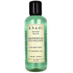 Khadi Natural Neem Teatree & Basil Hair Oil 210ml